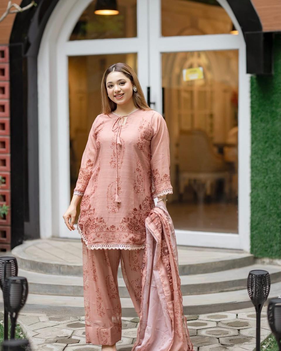 PK Inspired Farshi 3-Piece Chiffon Set - Image 4